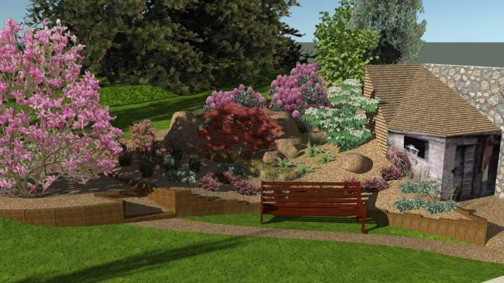 Conception de jardin 3D Orne